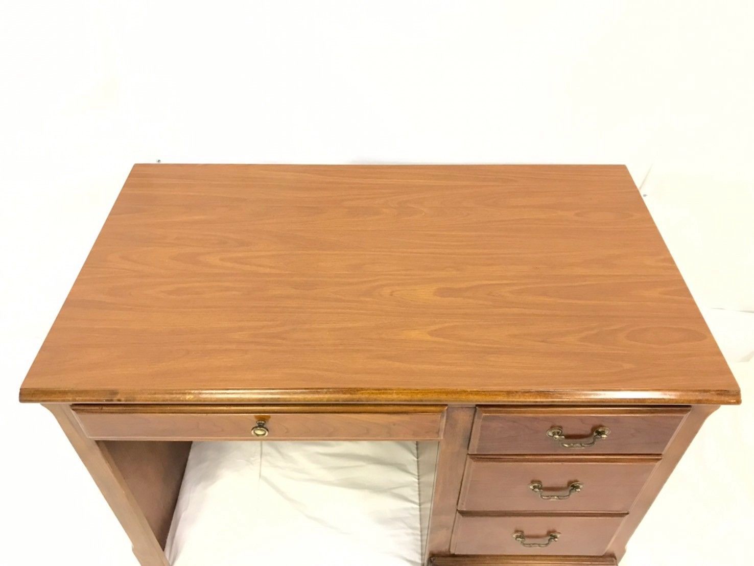 3DK55b アメリカ トーマスビル 片袖デスク  書斎机 学習机 勉強机 ◎【Thomasville/トーマスビル】片袖デスク 書斎 オフィス 机