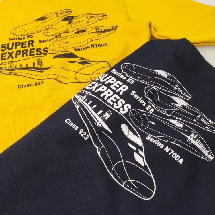 hungryheart JR新幹線電車プリント切替裏毛トレーナー k54612 - メルカリ