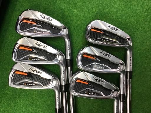 中古】 本間ゴルフ TOUR WORLD TW717V FORGED 6S アイアンセット IR NS