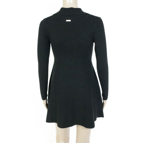 75 OFF ノーシークレッツ NO SECRETS ワンピース 40 EOP1705 Sサイズ ブラック レディース 長袖ワンピース ニットワンピース スタッズ