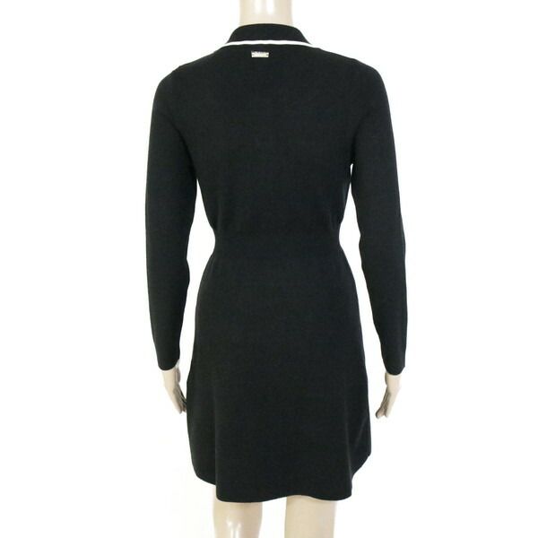 75 OFF ノーシークレッツ NO SECRETS ワンピース 40 EOP1706 Sサイズ ブラック レディース 長袖ワンピース ニットワンピース スタッズ