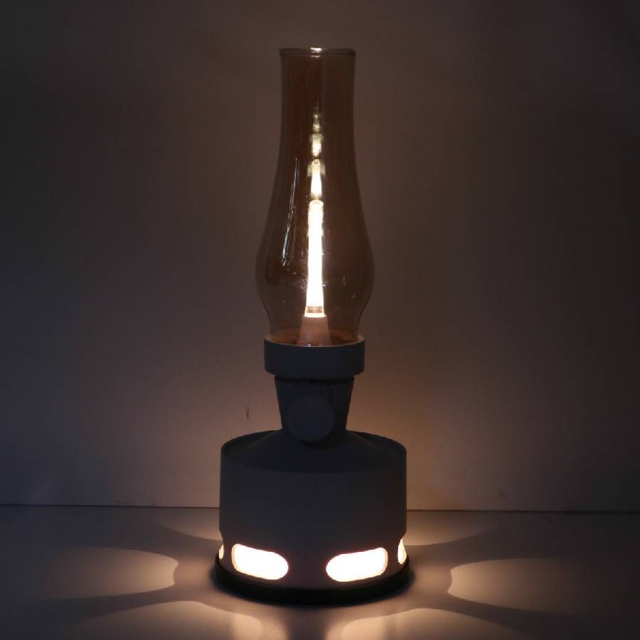 Tubicen トゥビセン OLDDAYS デイズ ランタン型充電式LEDライト テーブルランプ マグノリアホワイト ガラスシェード 静けさ 癒し 温もり 太陽光 自然な色合い 高島屋お取り扱い 296v08