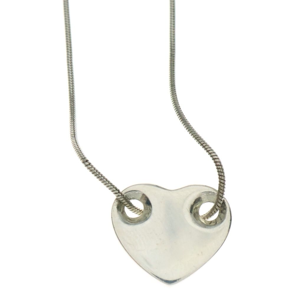 TIFFANY&Co (ティファニー) ハートプレート ネックレス ペンダント