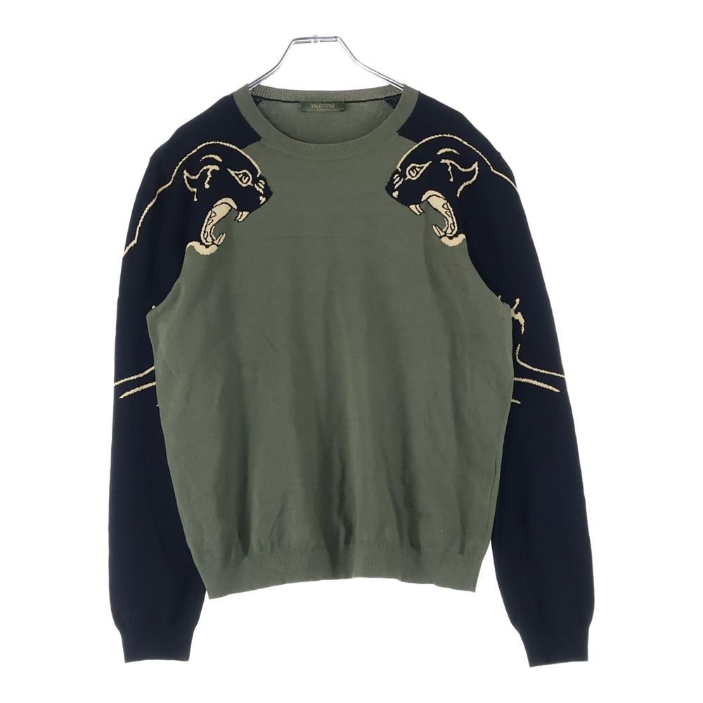 VALENTINO (ヴァレンティノ) パンサー ジャガー スリーブ クルーネック 