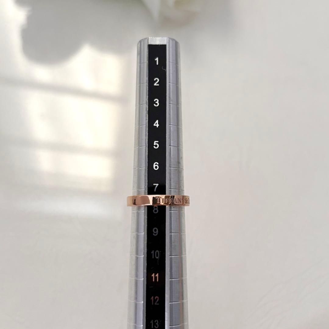 215【ティファニー】K18 フラットバンドリング　約7.5号 215【ティファニー】K18 フラットバンドリング 約7.5号 - メルカリ