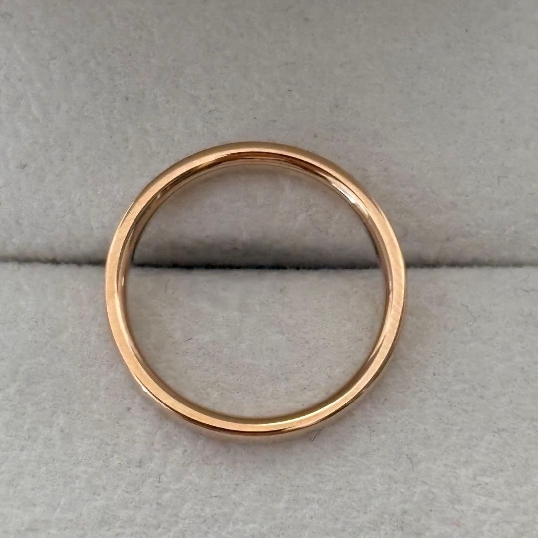 215【ティファニー】K18 フラットバンドリング　約7.5号 215【ティファニー】K18 フラットバンドリング 約7.5号 - メルカリ
