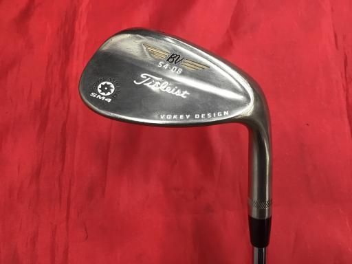 タイトリスト VOKEY SPIN MILLED SM4 ブラックニッケル 54° 08° ウェッジ WG Dynamic G フレックスS メンズ 男性用 右利き 右用 Cランク ゴルフクラブ