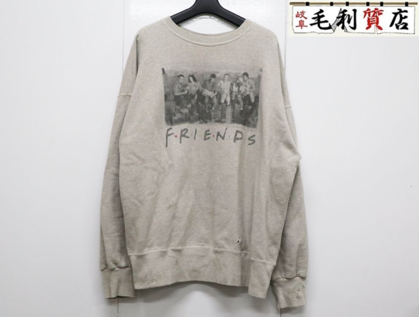 セントマイケル SAINTMICHAEL 25SS FRIENDS CREW NECK SWEAT SM-HR8-0000-C58 サイズXL スウェット トレーナー