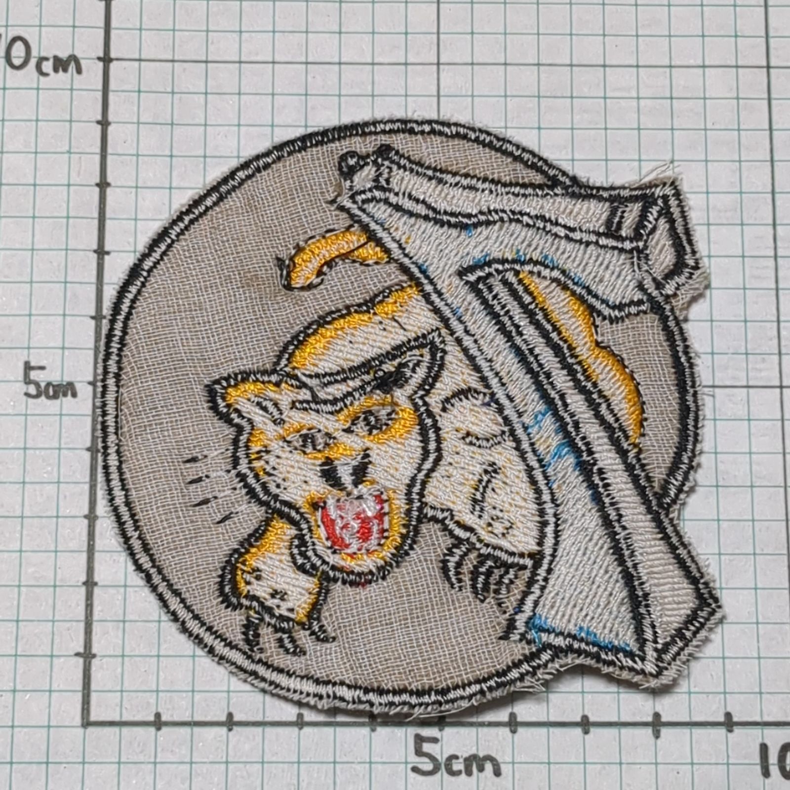 TI54 TIGER 虎 ベトナム 戦争 ワッペン タイガー トラ 動物 ナンバー