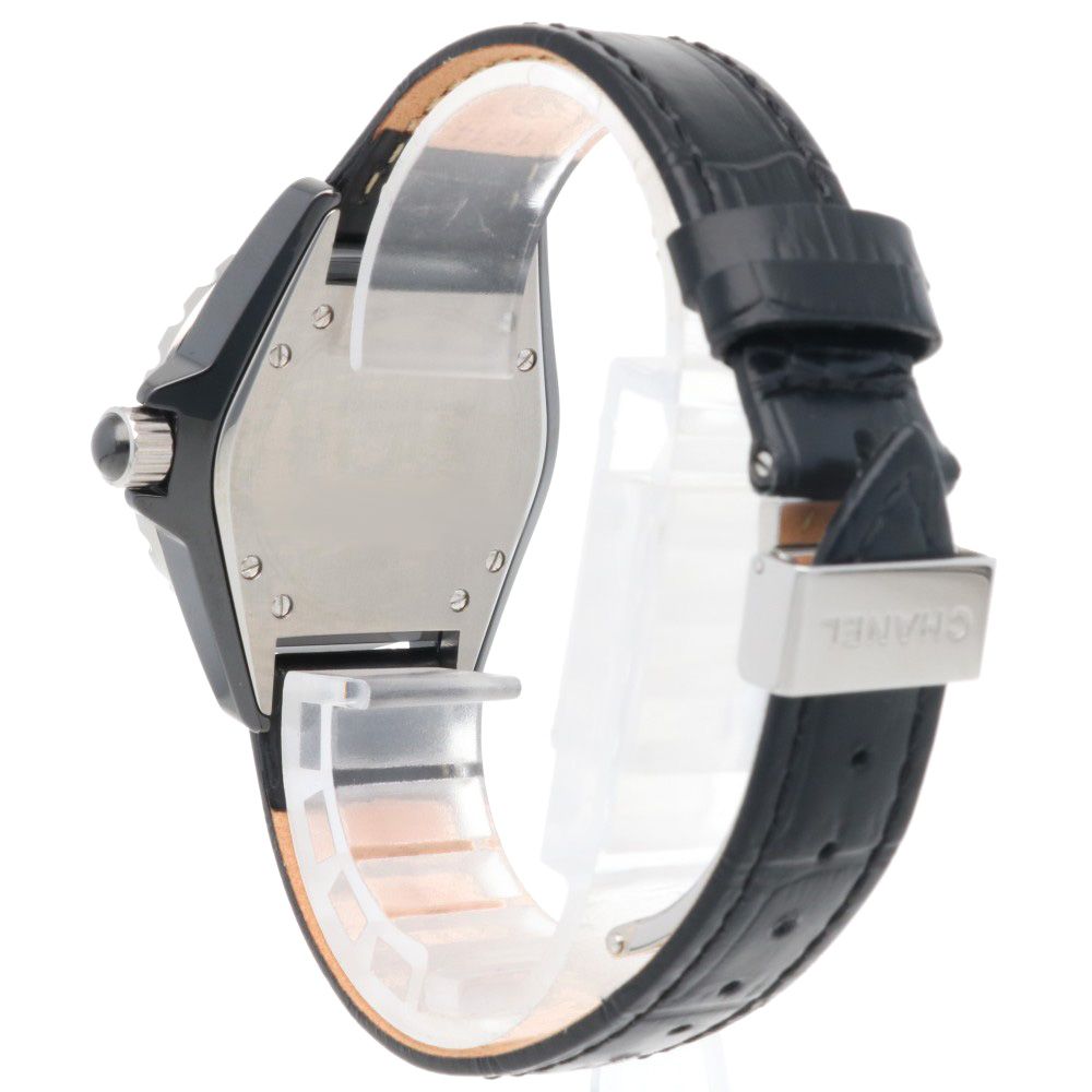 シャネル J12 腕時計 時計 セラミック H0680 クオーツ 磨き直し済  