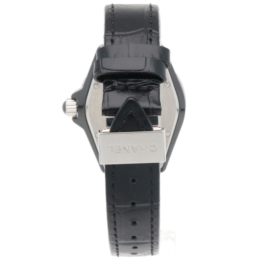 シャネル J12 腕時計 時計 セラミック H0680 クオーツ 磨き直し済  