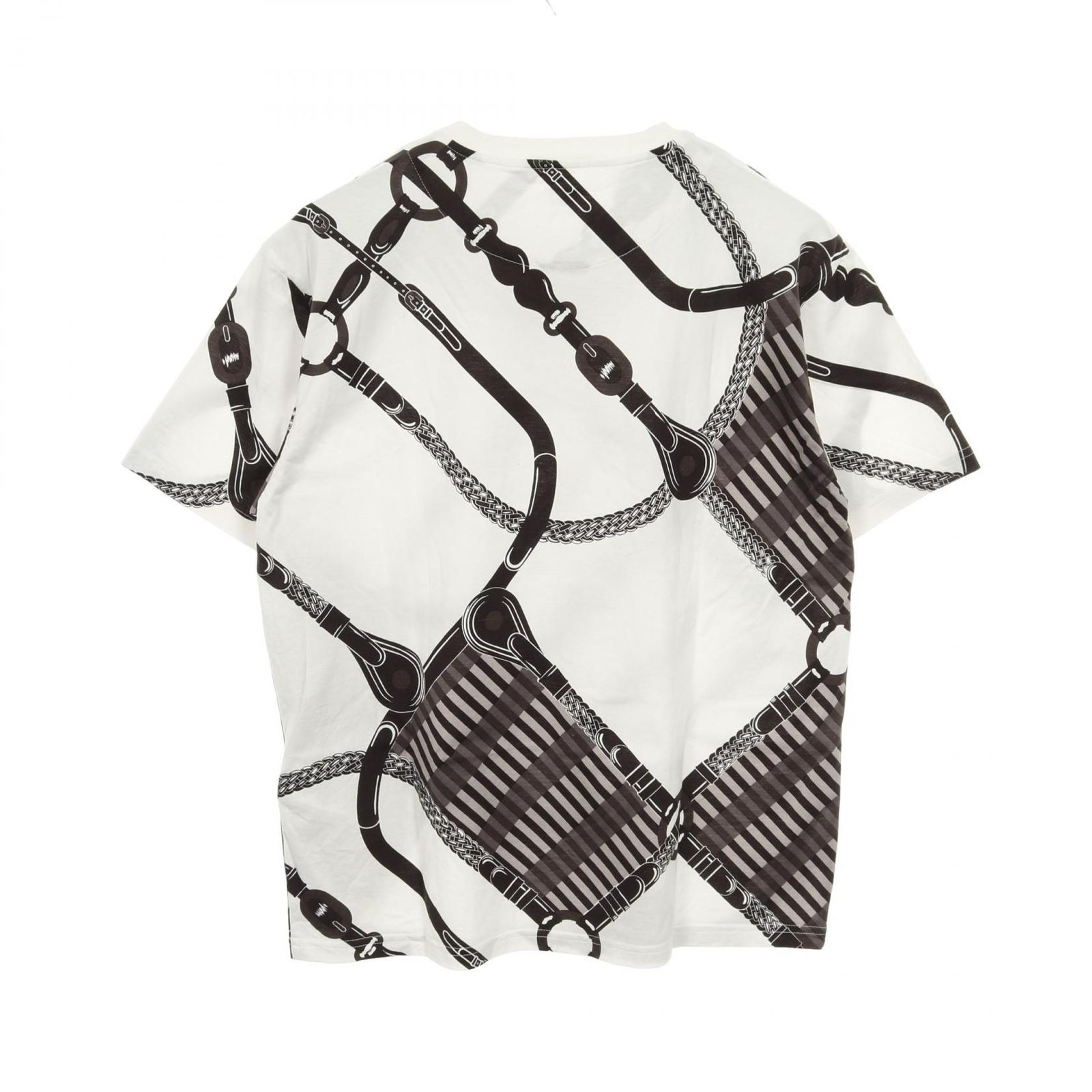 エルメス HERMES カットソー Coaching Remix コーチングリミックス コットン Tシャツ レディース B