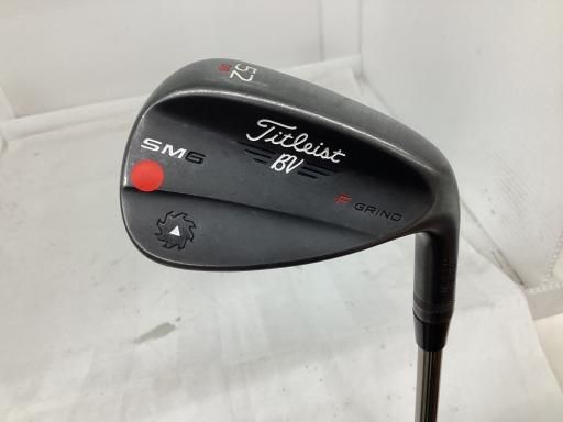 タイトリスト VOKEY SPIN MILLED SM6 ジェットブラック 52° 08°F USA ウェッジ WG リシャフト フレックスその他 メンズ 男性用 右利き 右用 Cランク ゴルフクラブ