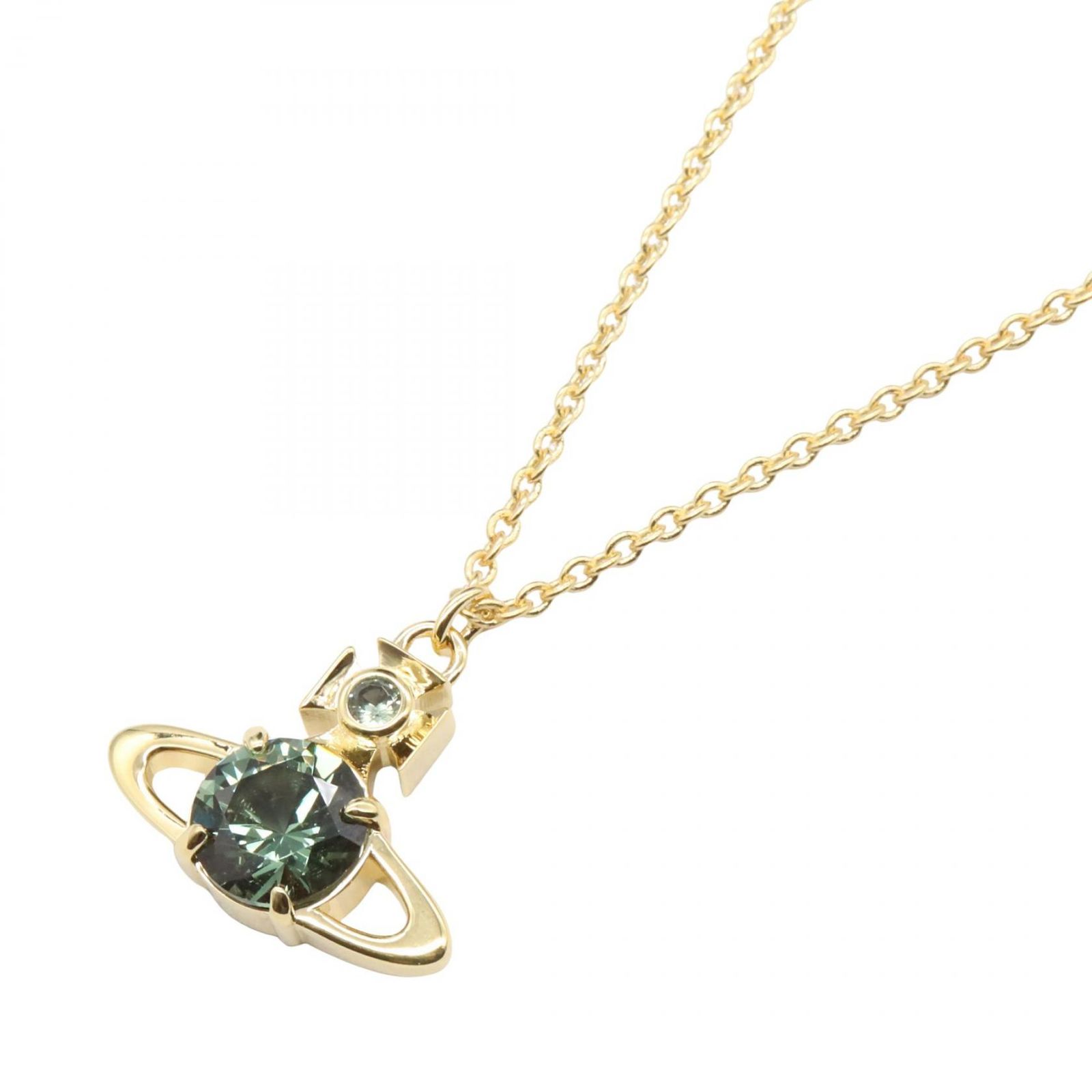 ヴィヴィアンウエストウッド Vivienne Westwood ネックレス ラージ レイナ ネックレス 630203GL 02R714 ゴールド グリーン その他 ラージ レイナ ネックレス ユニセックス