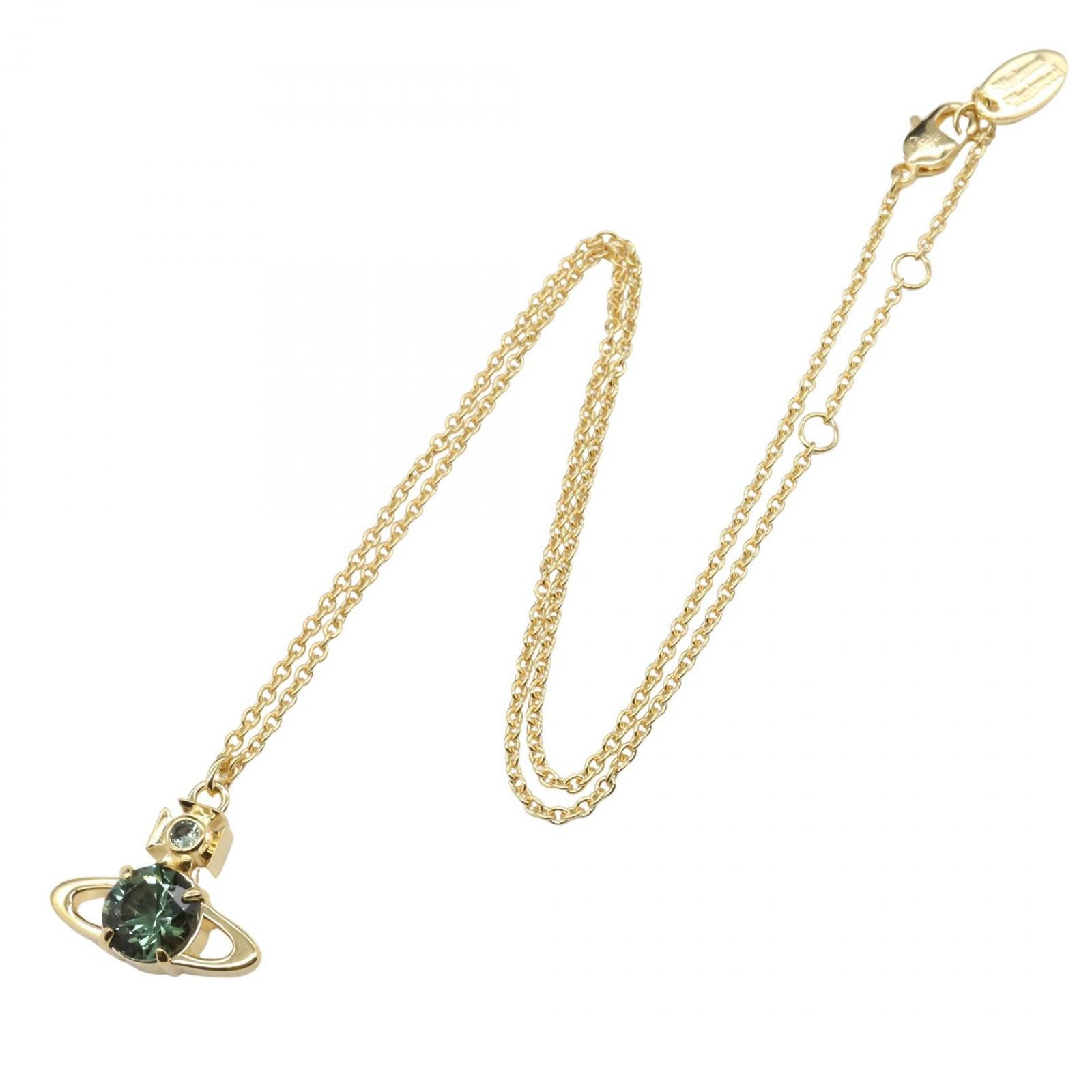 ヴィヴィアンウエストウッド Vivienne Westwood ネックレス ラージ レイナ ネックレス 630203GL 02R714 ゴールド グリーン その他 ラージ レイナ ネックレス ユニセックス