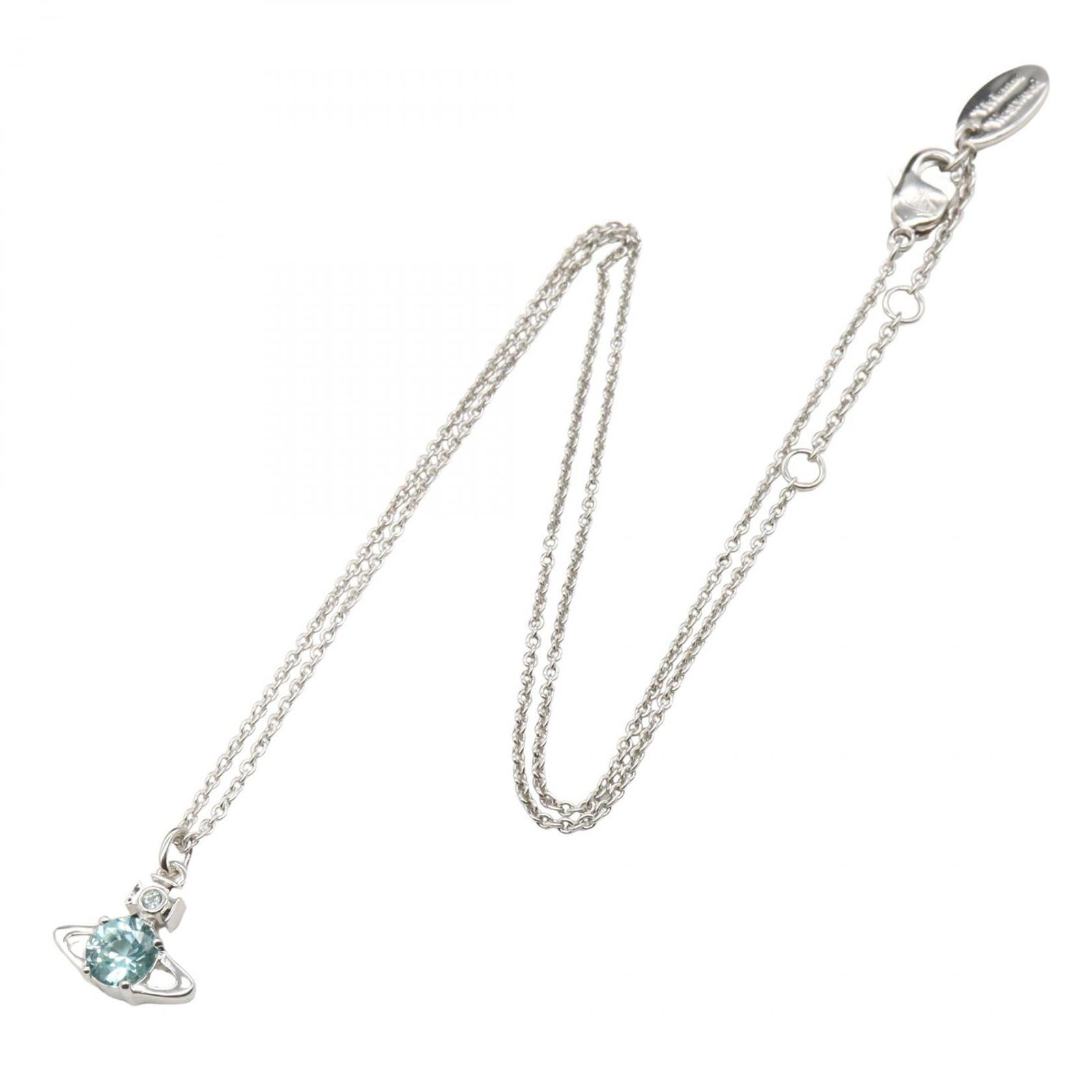 ヴィヴィアンウエストウッド Vivienne Westwood ネックレス レイナ ネックレス 63020095 02P655 シルバー ライトターコイズ その他 レイナ ネックレス ユニセックス