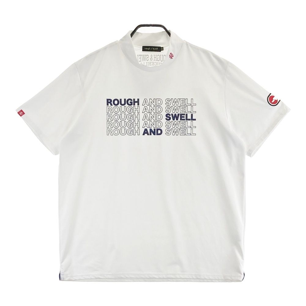サイズ XL ROUGH-SWELL ラフアンドスウェル ハイネック 半袖Tシャツ ホワイト系 240101490338 ゴルフウェア メンズ ストスト