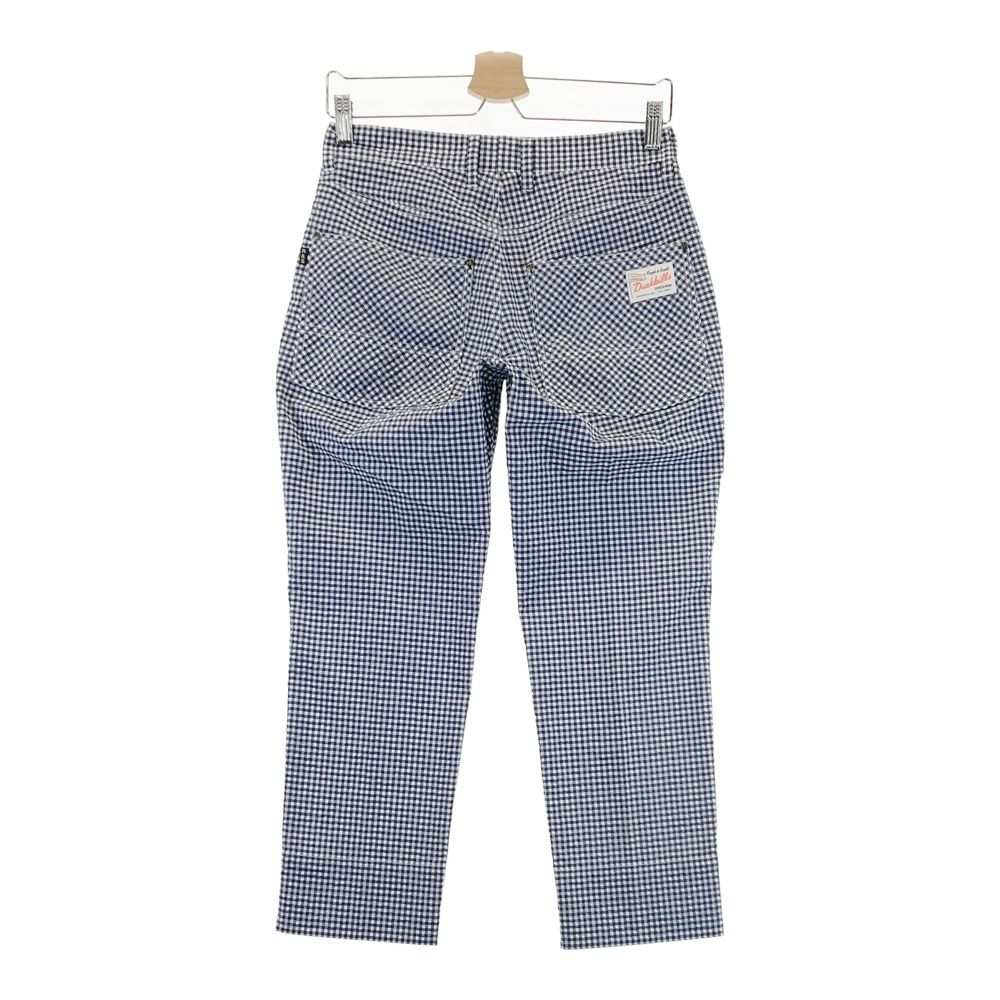 サイズ ROUGH-SWELL ラフアンドスウェル RSM-21067 シアサッカー クロップドパンツ チェック柄 ネイビー系 240101542910 ゴルフウェア メンズ ストスト