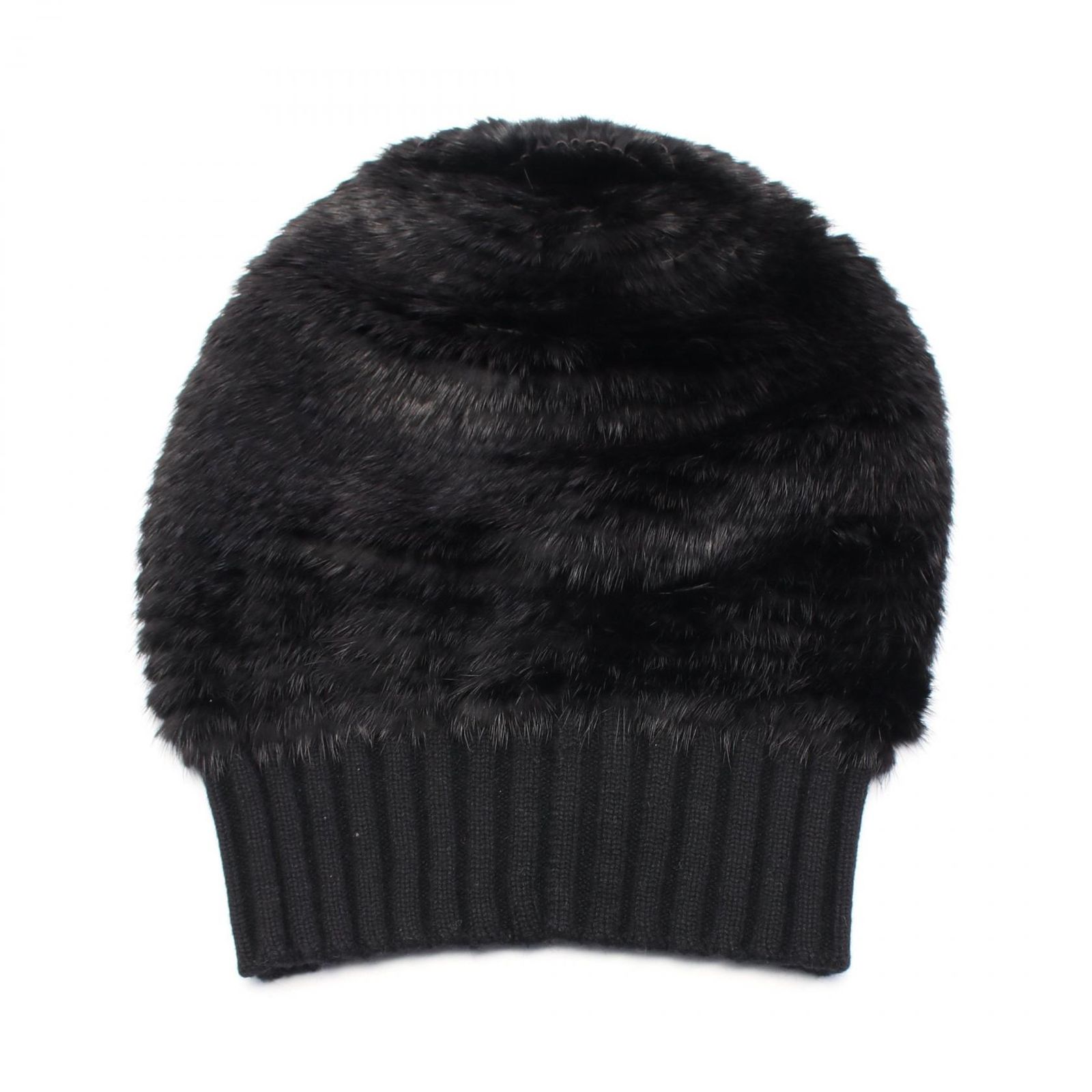 グッチ GUCCI キャップ ブラック その他 ニットキャップ レディース A