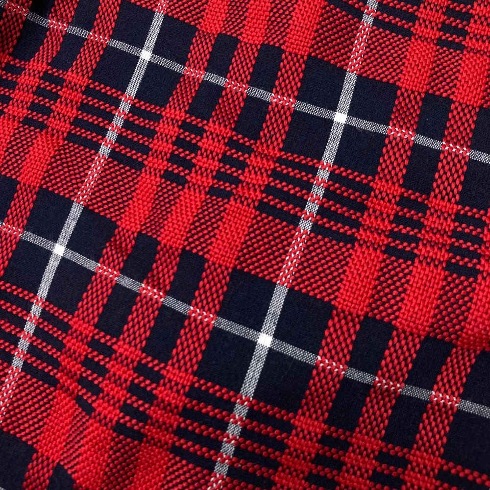 新品 パーリーゲイツ ハーフパンツ チェック柄 赤黒 Lサイズ（5） 新品