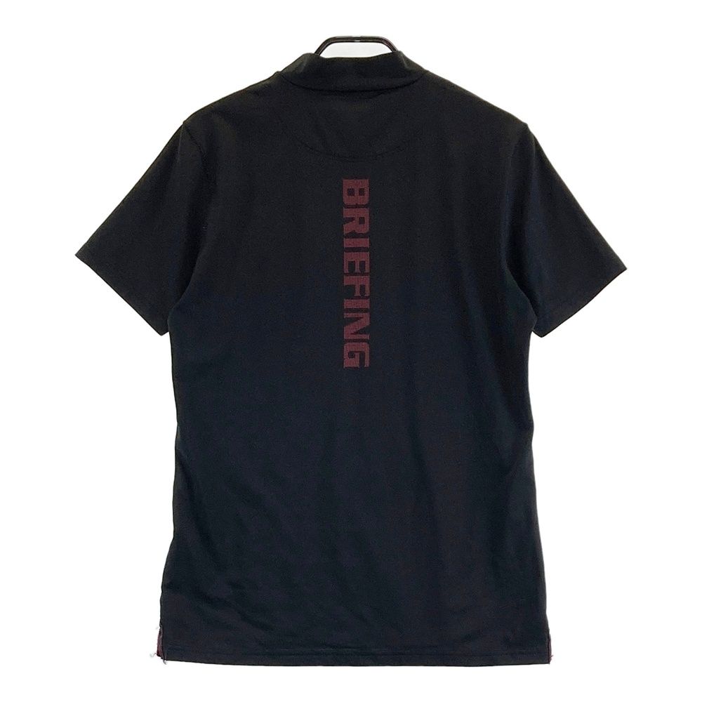 サイズ M BRIEFING GOLF ブリーフィング ハイネック 半袖インナーTシャツ ブラック系 240101549819 ゴルフウェア メンズ ストスト