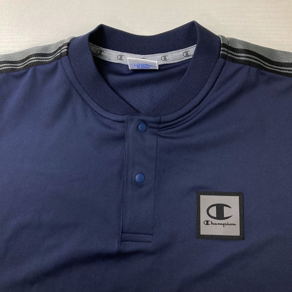サイズ：X-LARGE CHAMPION GOLF チャンピオンゴルフ スナップボタン