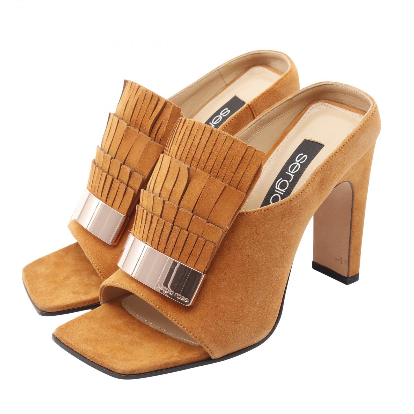 セルジオロッシ Sergio Rossi サンダル ライトブラウン スウェード