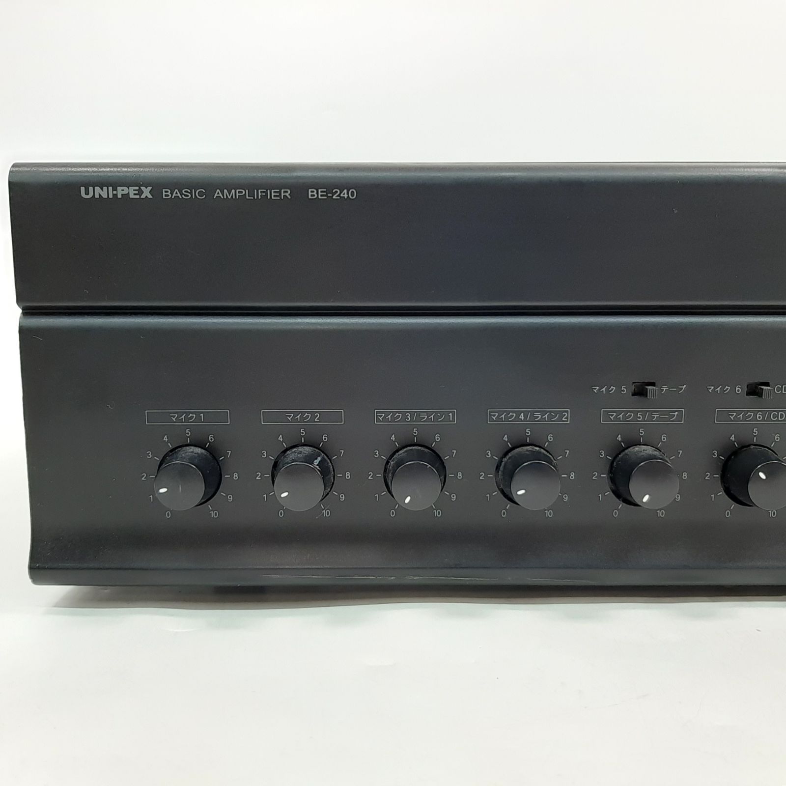 ユニペックス BE-240 UNI-PEX 卓上形ベーシックアンプ 業務用
