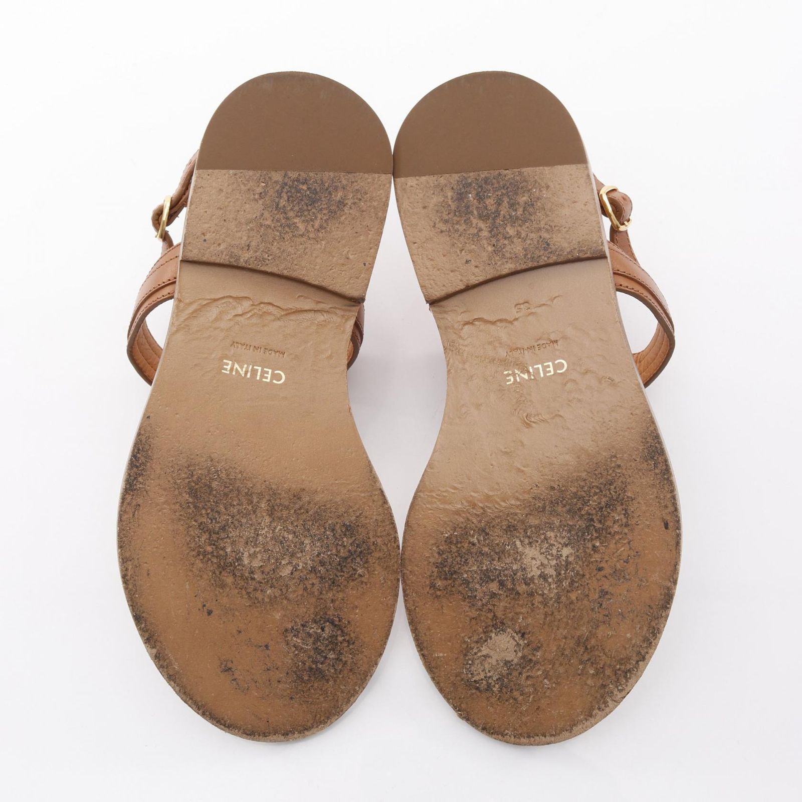 セリーヌ CELINE サンダル トリオンフ 333103363C ブラウン レザー