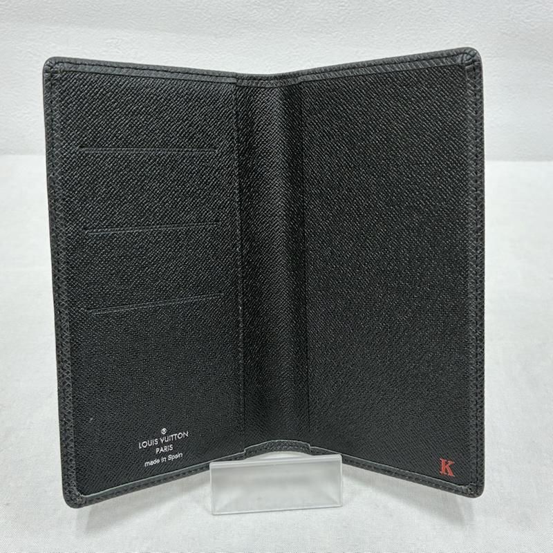 ルイヴィトン アジェンダ ポッシュ タイガ レザー 手帳 カバー 札入れ