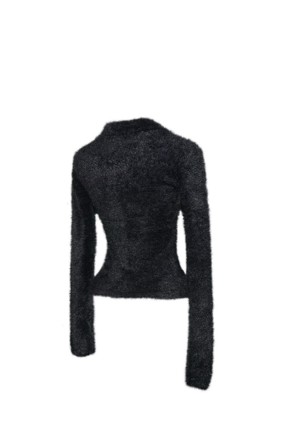  S fluffy knit tops 長袖 ニット セーター