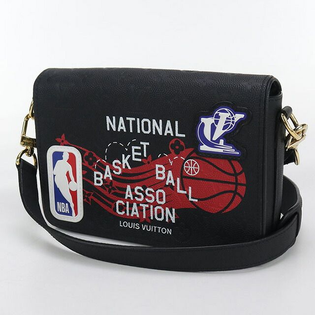 ルイヴィトン LOUIS VUITTON バッグ メンズ M 58498 NBAコラボ ステュディオ メッセンジャー 中綿アウター セレモニー