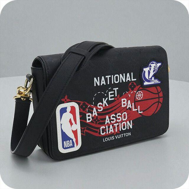 ルイヴィトン LOUIS VUITTON バッグ メンズ M58498 NBAコラボ ステュディオ メッセンジャー