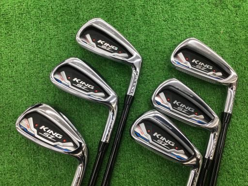 コブラ KING ONE LENGTH 6 S アイアンセット IR Speeder EVOLUTION for SZ フレックスR メンズ 男性用 右利き 右用 Cランク ゴルフクラブ