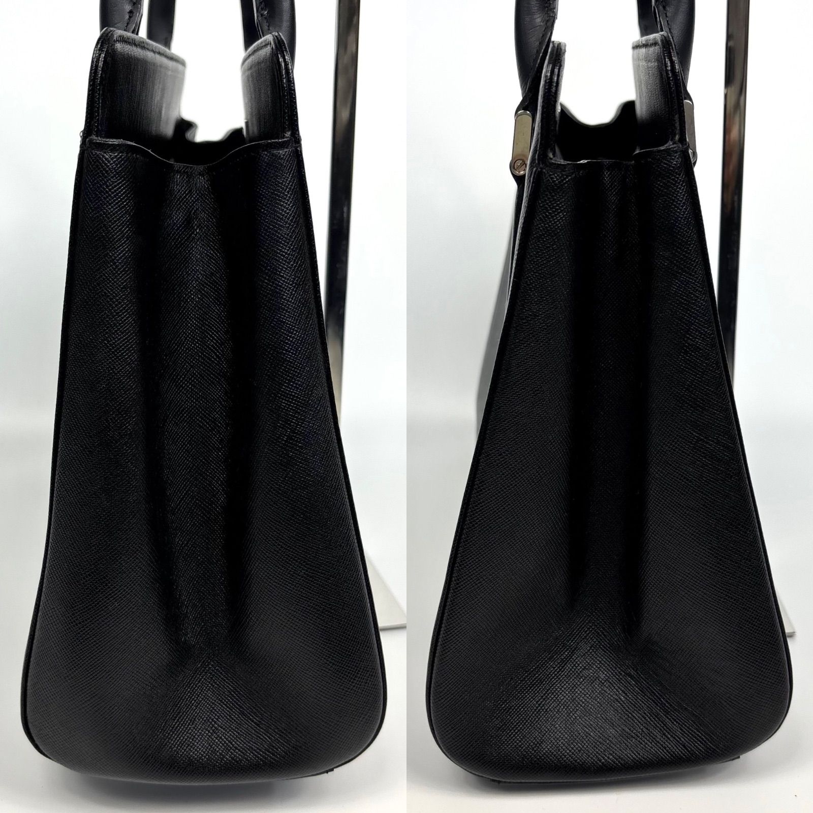 BURBERRY バーバリー サフィアーノレザー ハンドバッグ トートバッグ