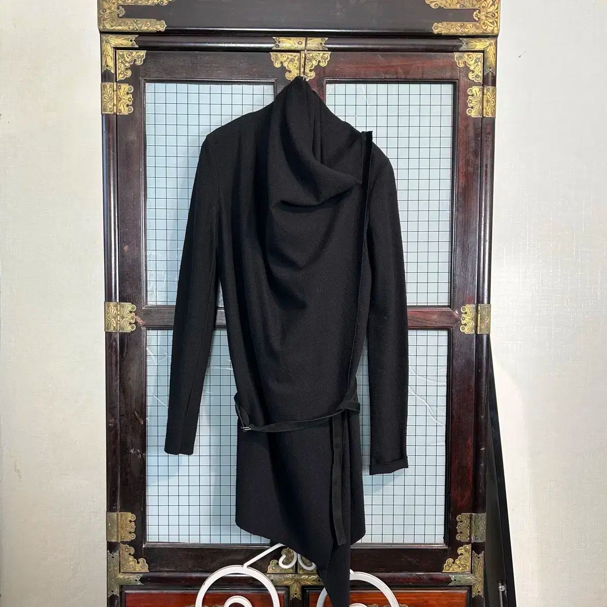 ドレープ ベルト付き