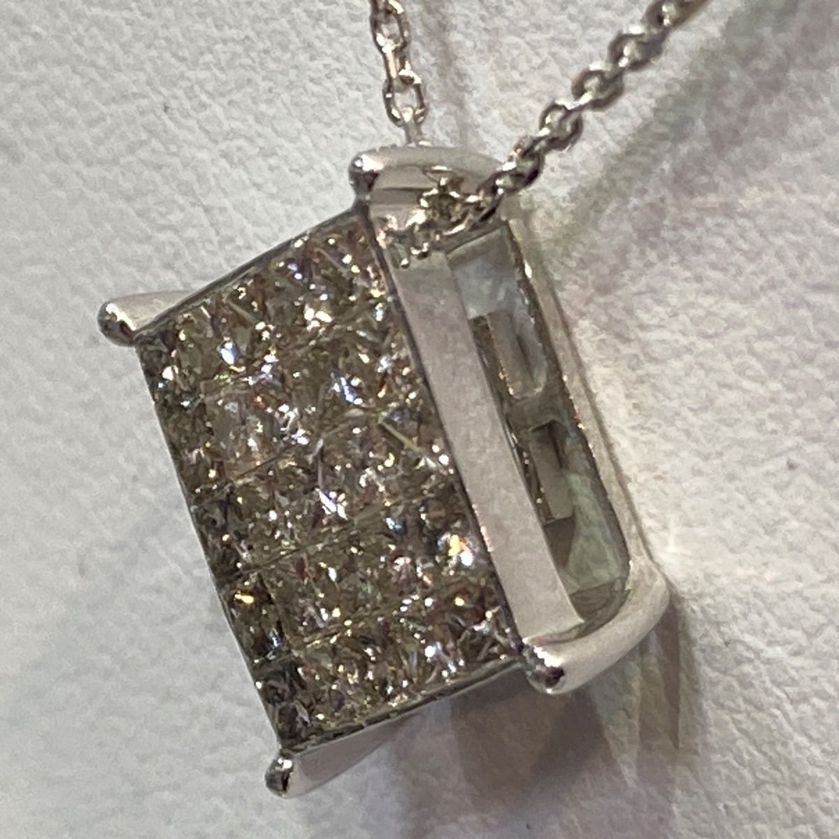 K18WGダイヤペンダントネックレス 1.0ct FORTGASGNV_COM_BR