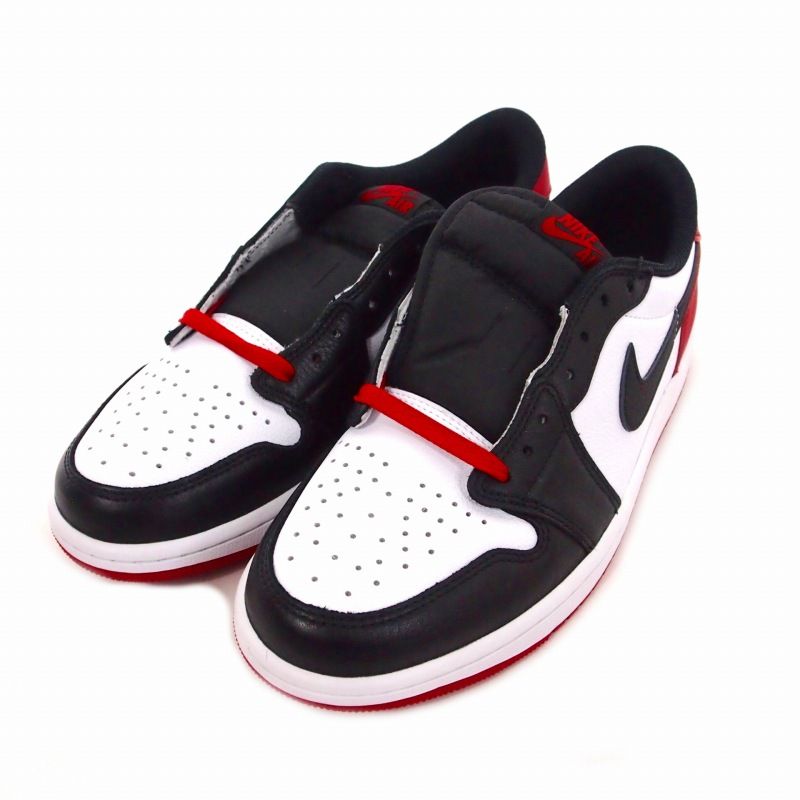 ナイキ NIKE Air Jordan 1 Retro Low OG Black Toe スニーカー シューズ US 9.5 27.5㎝ ブラック レッド ホワイト CZ 0790 106