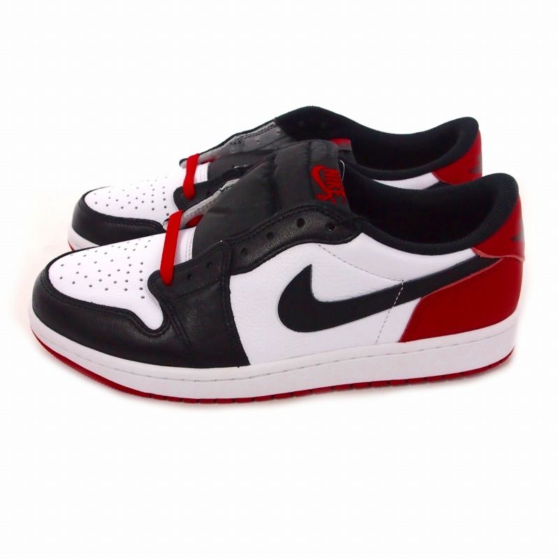 ナイキ NIKE Air Jordan 1 Retro Low OG Black Toe スニーカー シューズ US 9.5 27.5㎝ ブラック レッド ホワイト CZ 0790 106