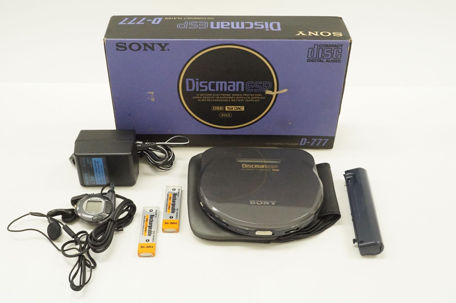 C031805 SONY DisCman ESP D-777 CDコンパクトプレーヤー