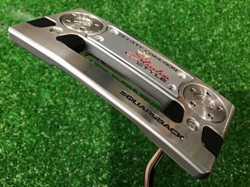 タイトリスト SCOTTY CAMERON STUDIO STYLE SQUAREBACK 2025 33インチ パター PT スチール フレックスその他 メンズ 男性用 右利き 右用 Cランク ゴルフクラブ