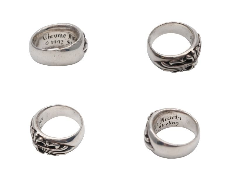 CHROME HEARTS クロムハーツ FLRL CRS フローラルクロス リング 指輪 重量約19.8g サイズ21号 1992 sterling刻印 4b008930 WWW_SHINETEETH_COM