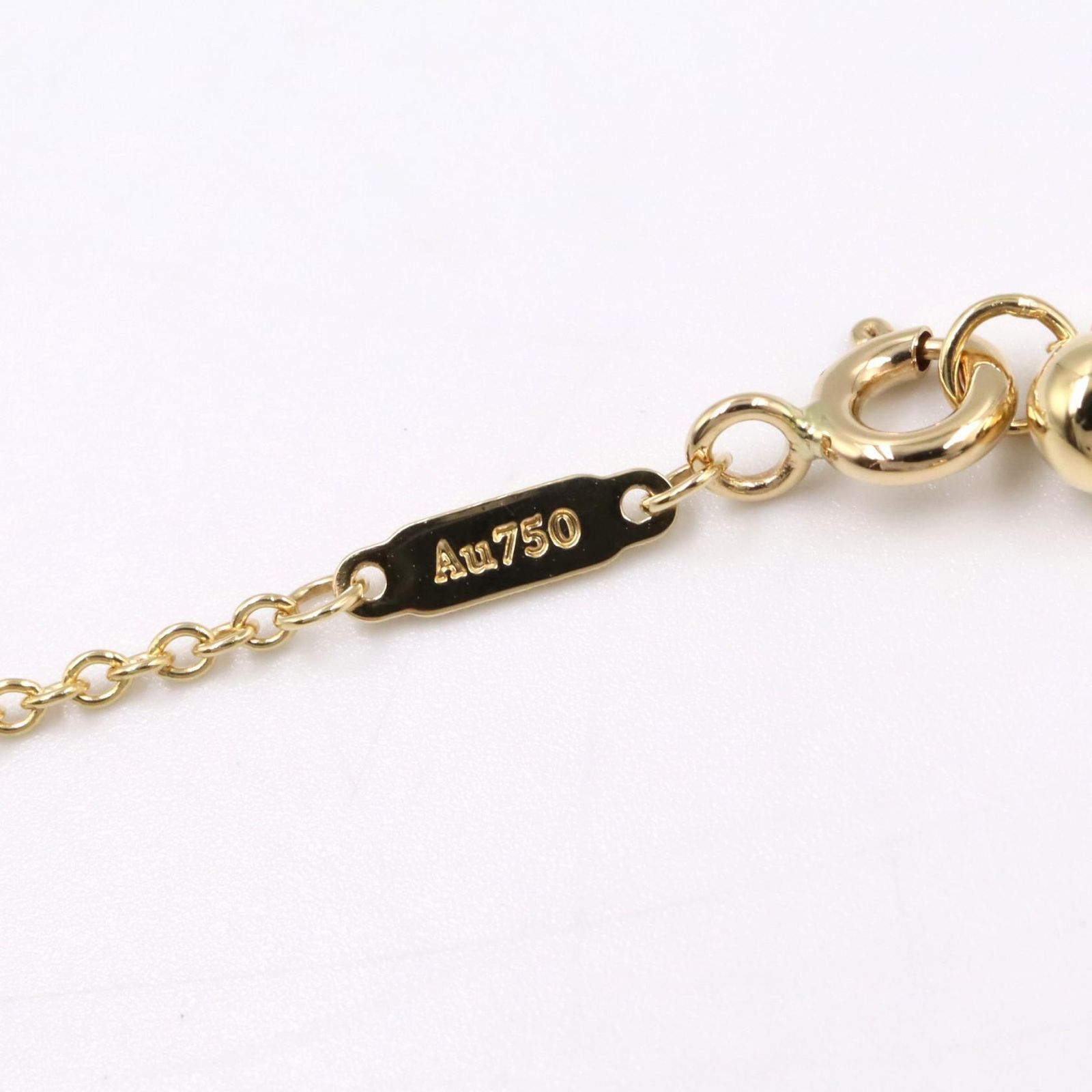 ティファニー TIFFANY＆CO ネックレス ハードウェアボール ネックレス 首回50～81.5㎝ K18 イエローゴールド ハードウェアボール ネックレス レディース Used A FORTGASGNV_COM_BR