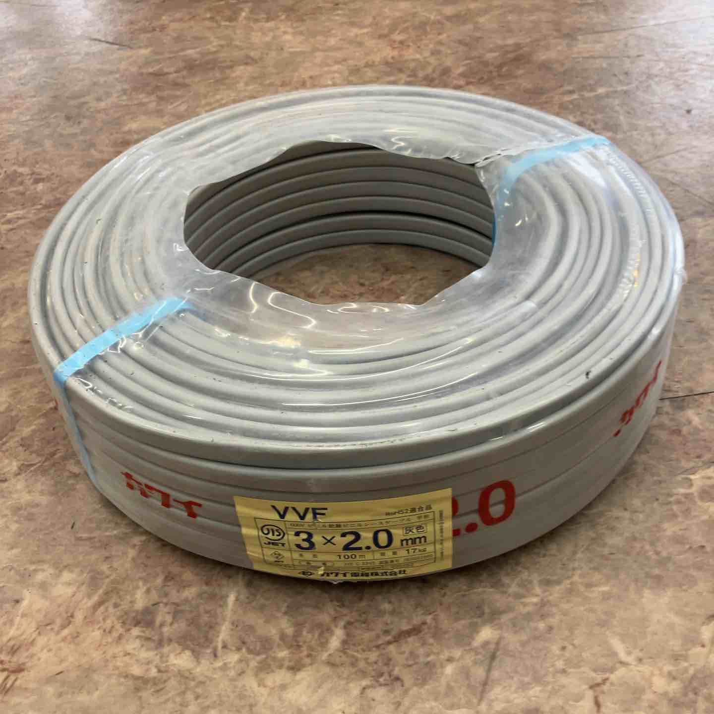 VVFケーブル 2.0×3C 所沢店