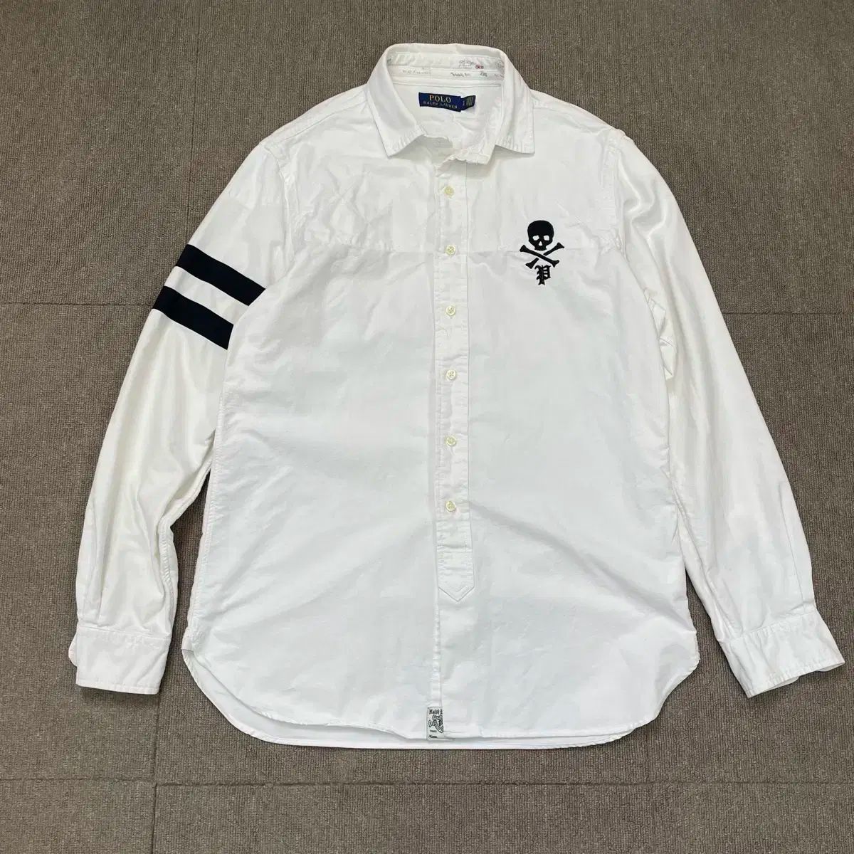 POLO ラルフローレン ポロ スカル オックスフォード シャツ s