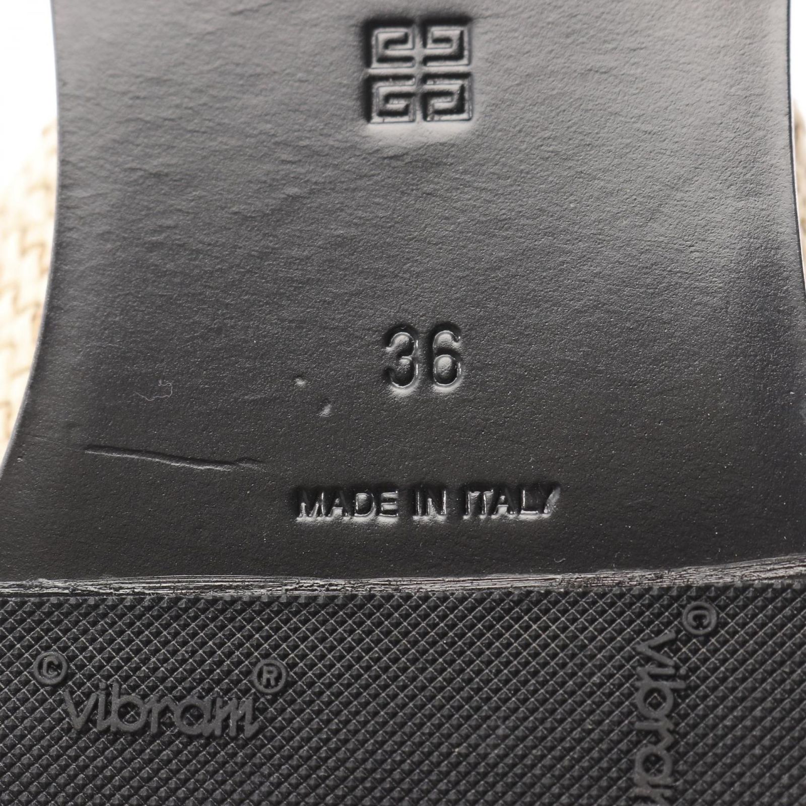  ジバンシィ サンダル 4 Gリキッド ベージュ その他 G Liquid ラフィア スライドサンダル レディース A サンダル サンダル ミュール