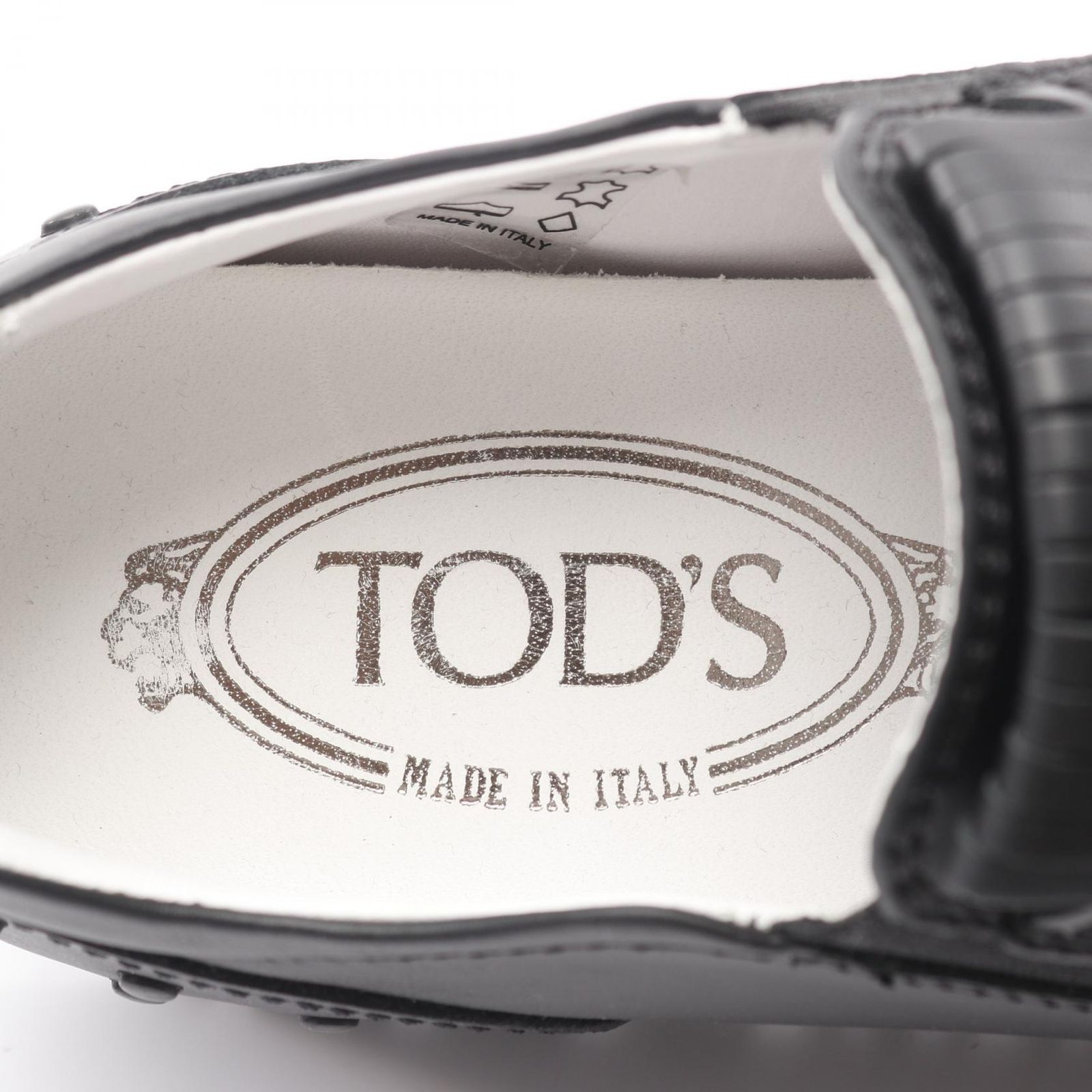  トッズ TOD S スリッポン ブラック レザー スニーカー フリンジ レディース A スリッポン 靴