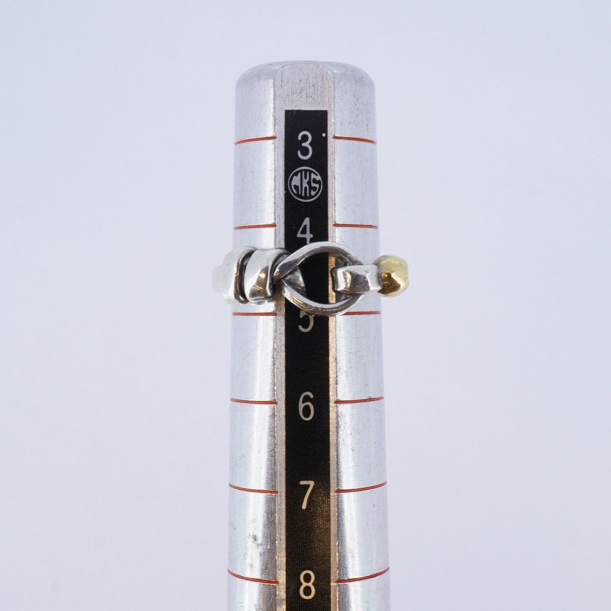 5jmb0690 ティファニー リング フック＆アイ K18YG イエローゴールド シルバー925 4.5号 レディース FORTGASGNV_COM_BR