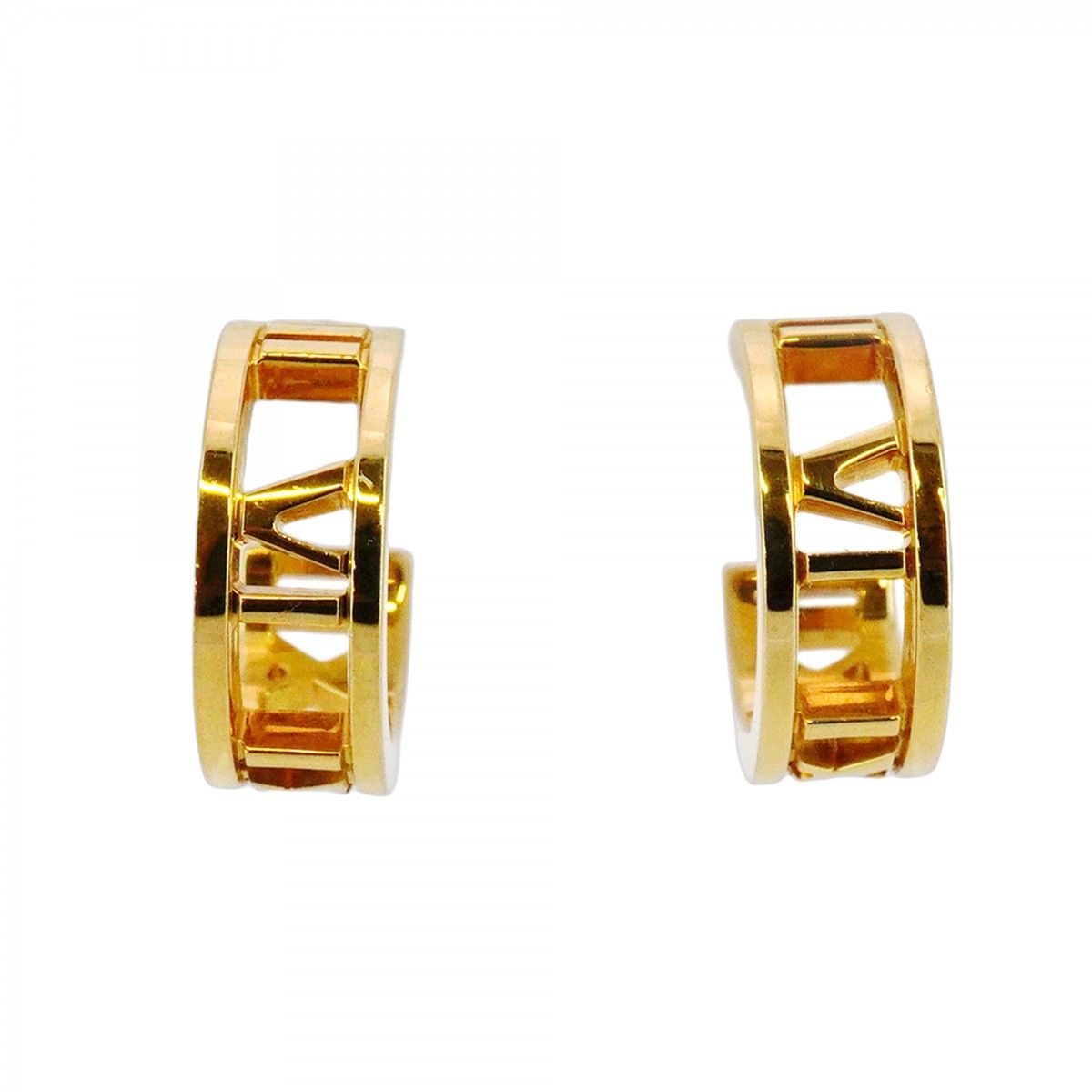 5jmb0685 ティファニー ピアス アトラス K18YG イエローゴールド レディース