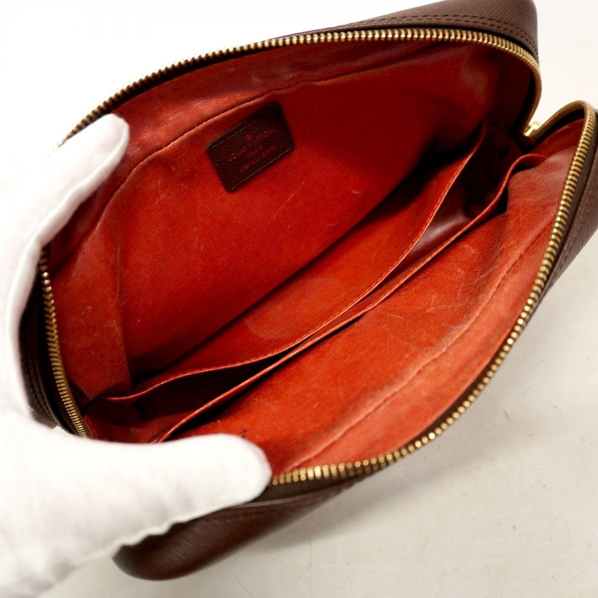 5me6230 ルイヴィトン ポーチ ダミエ トゥルーストワレット N47623 エベヌ レディース DECORATOM_COM_BR